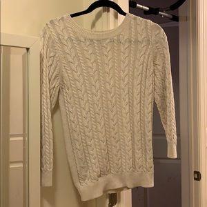 Cable knit sweater